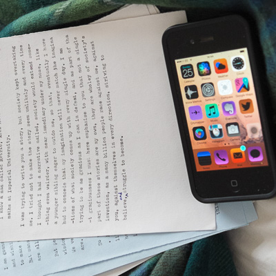 iPhone 4 swapped for a story